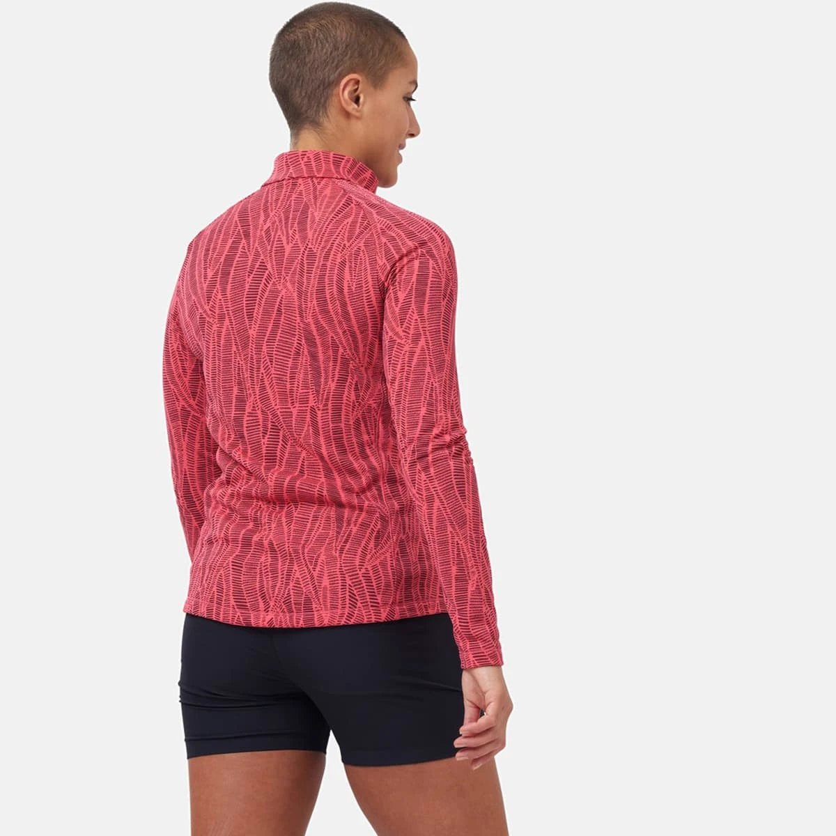 ODLO FLI LIGHT PRINT MIDLAYER FZ W PARADISE PINK 22 – Image 4
