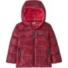 PATAGONIA BABY HILOFT DOWN SWEATER HOODY WAX RED 23