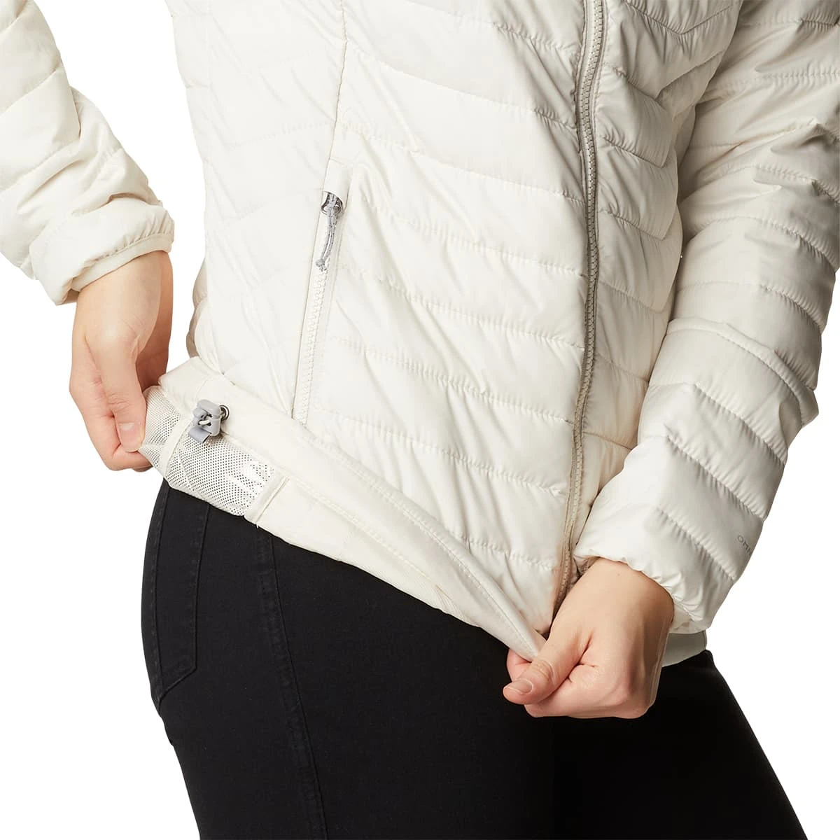 COLUMBIA POWDER LITE JKT W CHALK 23 – Image 5