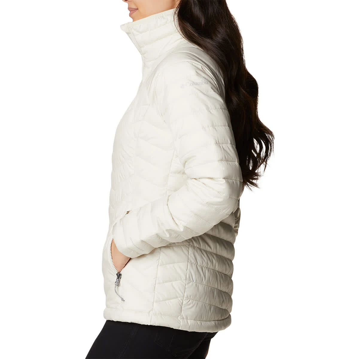 COLUMBIA POWDER LITE JKT W CHALK 23 – Image 6