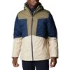 COLUMBIA WALLOWA PARK INTERCHANGE JKT ANT FOSSIL STONE GREEN, COLL NAVY 22