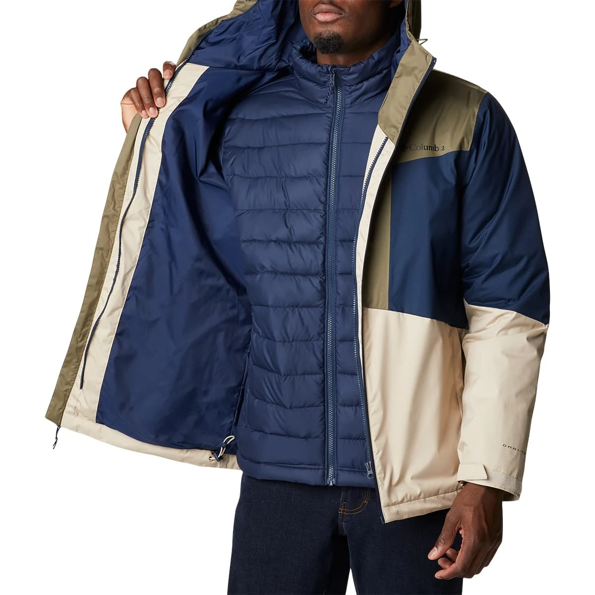 COLUMBIA WALLOWA PARK INTERCHANGE JKT ANT FOSSIL STONE GREEN, COLL NAVY 22 – Image 7